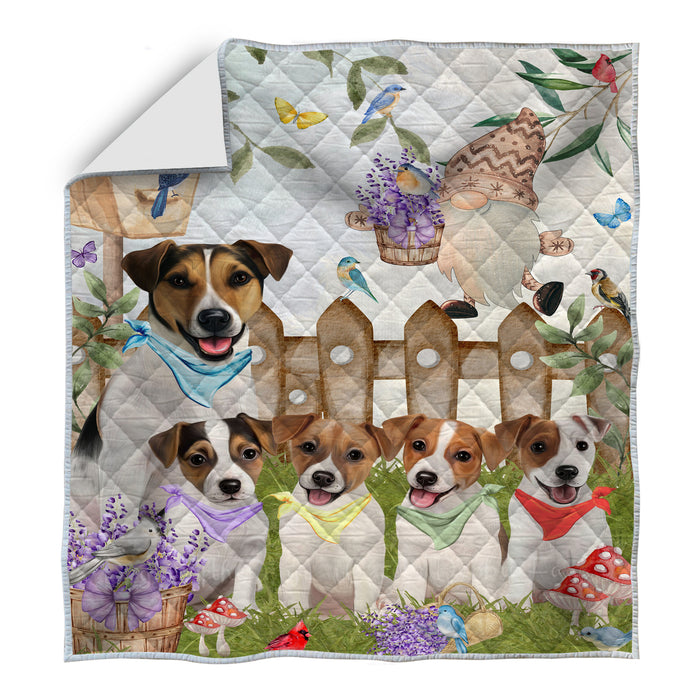 Jack Russell Quilt: Explore a Variety of Designs, Halloween Bedding Coverlet Quilted, Personalized, Custom, Dog Gift for Pet Lovers