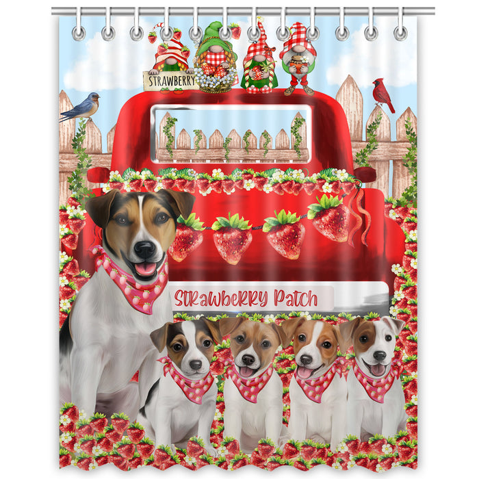 Jack Russell Shower Curtain, Explore a Variety of Custom Designs, Personalized, Waterproof Bathtub Curtains with Hooks for Bathroom, Gift for Dog and Pet Lovers