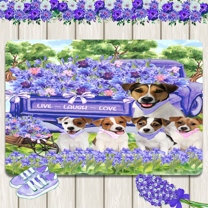 Jack Russell Area Rug and Runner, Explore a Variety of Designs, Custom, Floor Carpet Rugs for Home, Indoor and Living Room, Personalized, Gift for Dog and Pet Lovers
