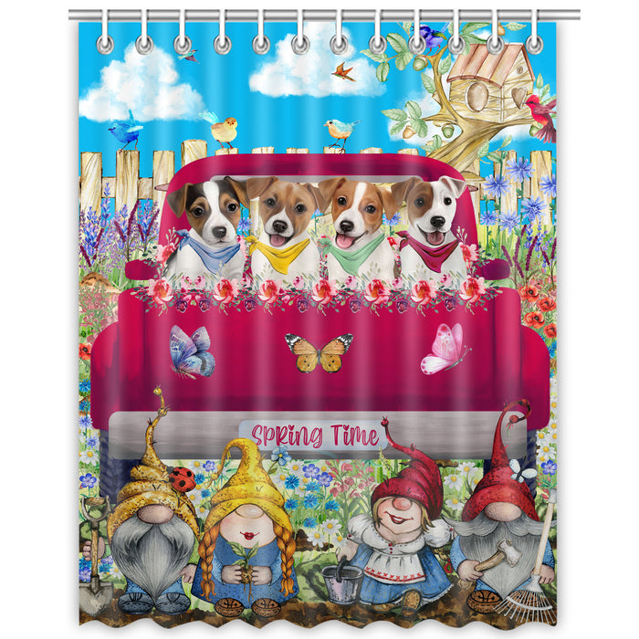 Jack Russell Shower Curtain: Explore a Variety of Designs, Bathtub Curtains for Bathroom Decor with Hooks, Custom, Personalized, Dog Gift for Pet Lovers
