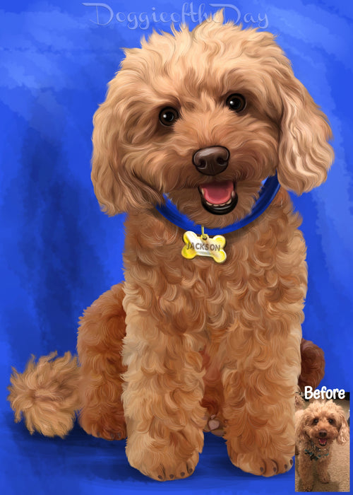 Digital Painting PERSONALIZED PET PORTRAIT! Custom Pet Dog or Cat Art