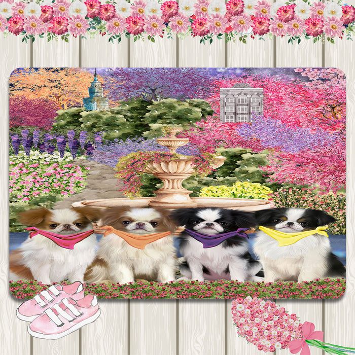 Japanese Chin Area Rug and Runner, Explore a Variety of Designs, Custom, Floor Carpet Rugs for Home, Indoor and Living Room, Personalized, Gift for Dog and Pet Lovers