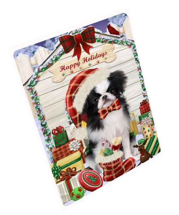 Christmas House with Presents Japanese Chin Dog Refrigerator/Dishwasher Magnet - Kitchen Decor Magnet - Pets Portrait Unique Magnet - Ultra-Sticky Premium Quality Magnet RMAG112343
