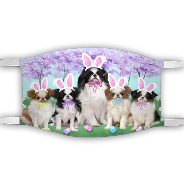 Easter Holiday Japanese Chin Dogs Face Mask FM49611