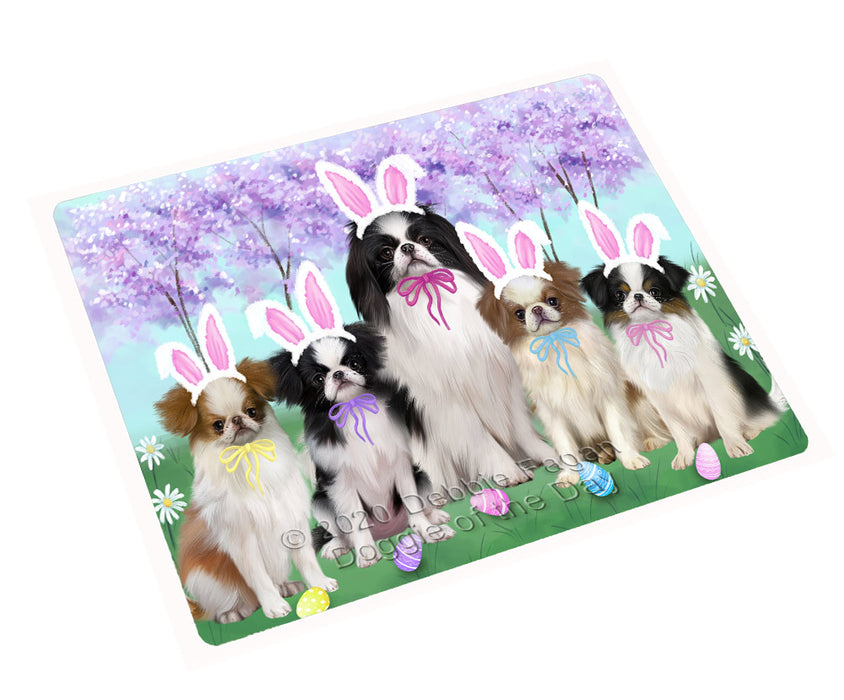 Easter Holiday Japanese Chin Dogs Cutting Board - For Kitchen - Scratch & Stain Resistant - Designed To Stay In Place - Easy To Clean By Hand - Perfect for Chopping Meats, Vegetables