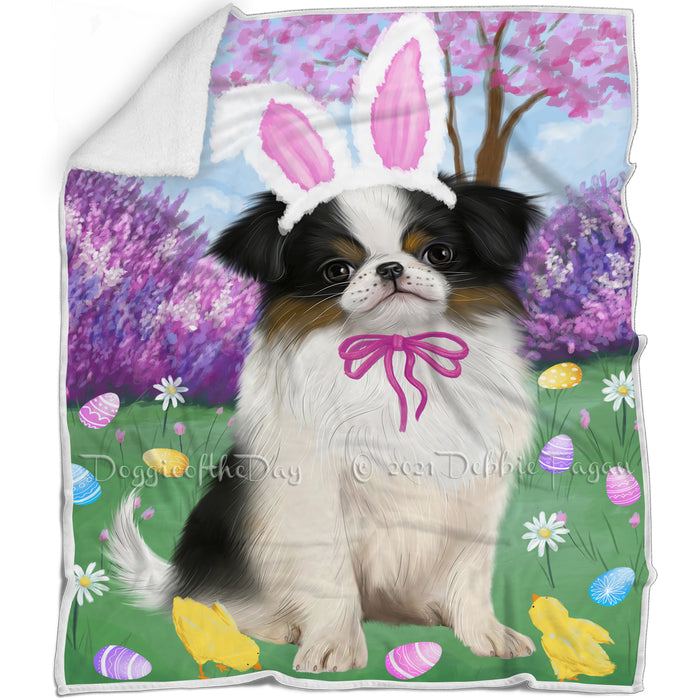 Easter Holiday Japanese Chin Dog Blanket BLNKT143227
