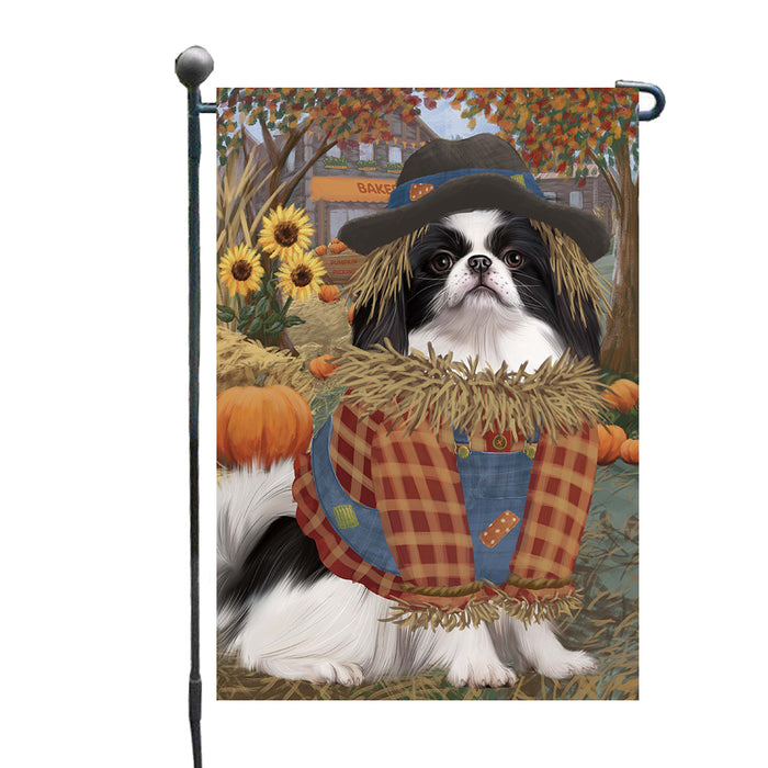 Halloween 'Round Town Japanese Chin Dog Garden Flags Outdoor Decor for Homes and Gardens Double Sided Garden Yard Spring Decorative Vertical Home Flags Garden Porch Lawn Flag for Decorations GFLG67849