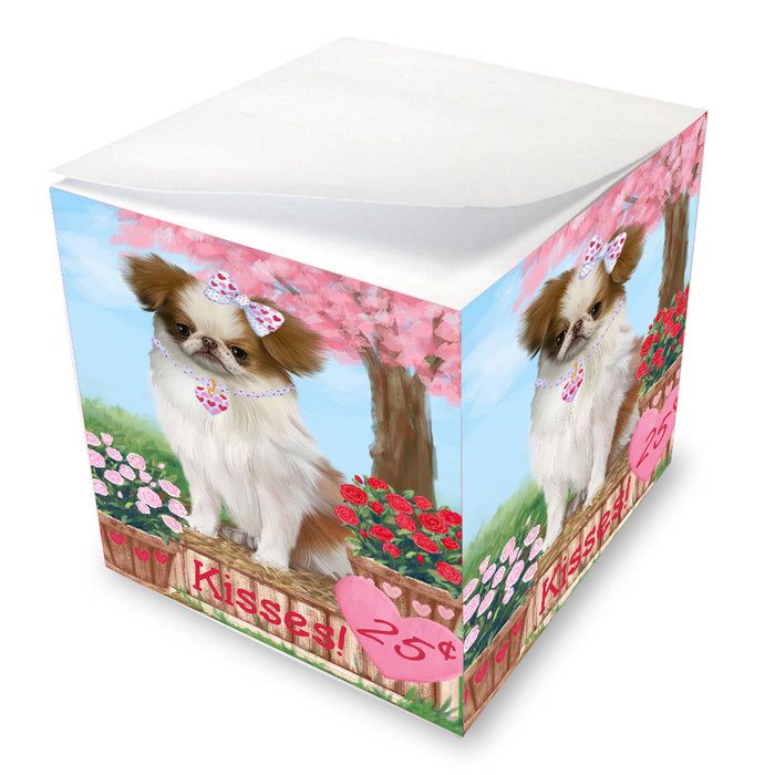 Rosie 25 Cent Kisses Japanese Chin Dog Note Cube NOC-DOTD-A57313