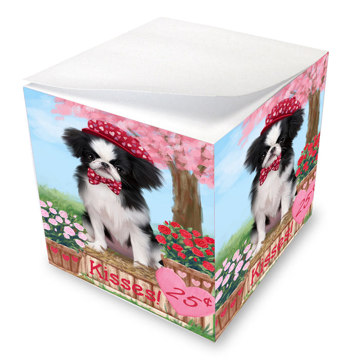 Rosie 25 Cent Kisses Japanese Chin Dog Note Cube NOC-DOTD-A57315