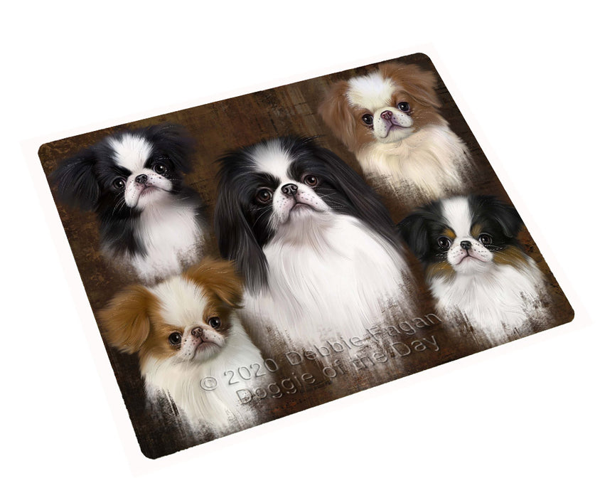 Rustic 5 Heads Japanese Chin Dogs Cutting Board - For Kitchen - Scratch & Stain Resistant - Designed To Stay In Place - Easy To Clean By Hand - Perfect for Chopping Meats, Vegetables