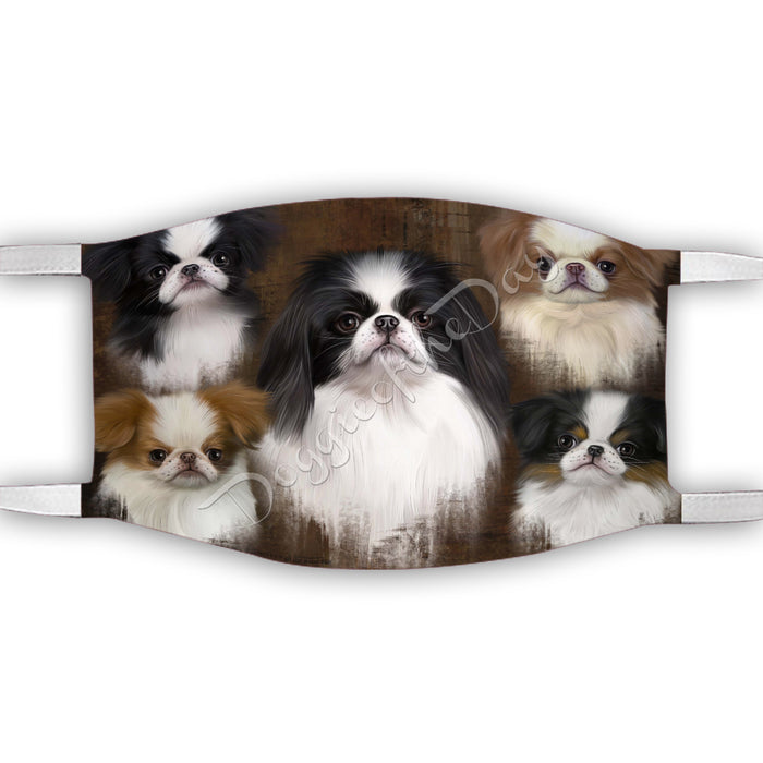 Rustic Japanese Chin Dogs Face Mask FM50065