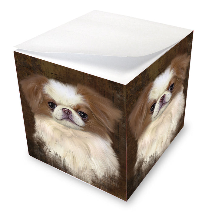 Rustic Japanese Chin Dog Note Cube NOC-DOTD-A57264