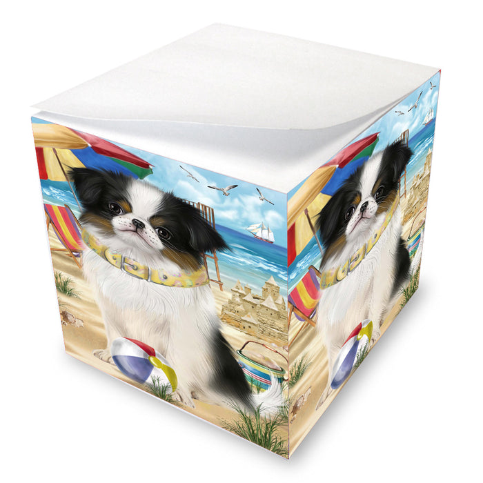 Pet Friendly Beach Japanese Chin Dog Note Cube NOC-DOTD-A57193