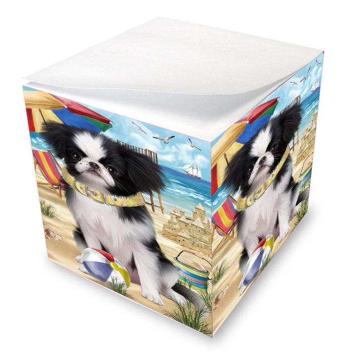 Pet Friendly Beach Japanese Chin Dog Note Cube NOC-DOTD-A57194
