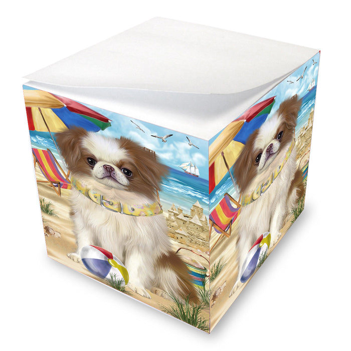 Pet Friendly Beach Japanese Chin Dog Note Cube NOC-DOTD-A57195