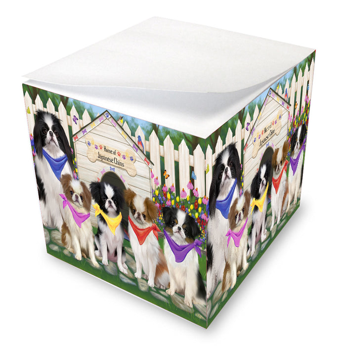 Spring Dog House Japanese Chin Dogs Note Cube NOC-DOTD-A57565