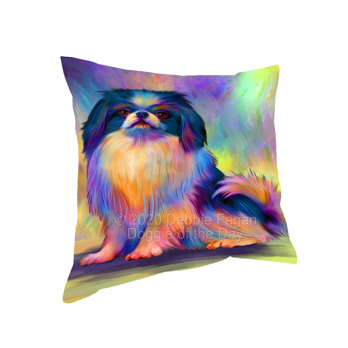 Paradise Wave Japanese Chin Dog Pillow with Top Quality High-Resolution Images - Ultra Soft Pet Pillows for Sleeping - Reversible & Comfort - Ideal Gift for Dog Lover - Cushion for Sofa Couch Bed - 100% Polyester