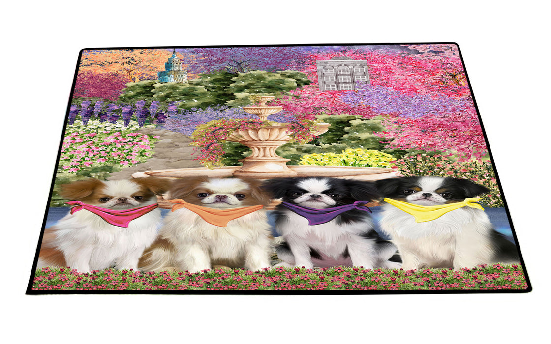 Japanese Chin Floor Mat, Explore a Variety of Custom Designs, Personalized, Non-Slip Door Mats for Indoor and Outdoor Entrance, Pet Gift for Dog Lovers