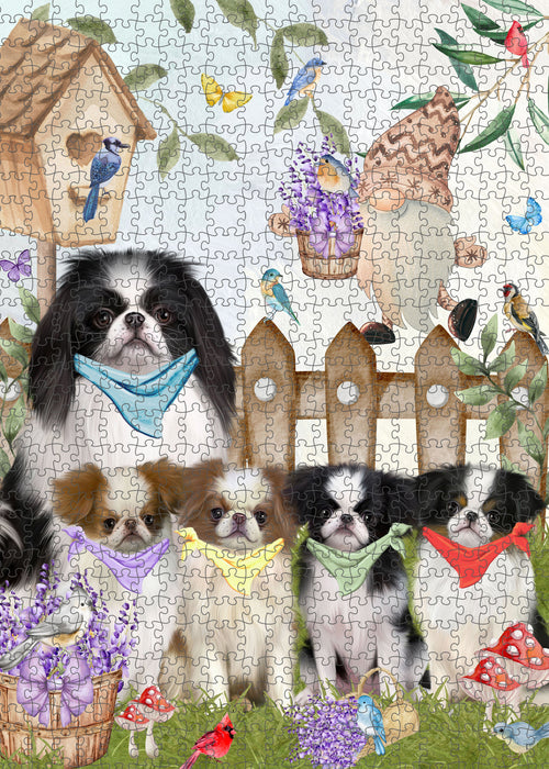 Japanese Chin Jigsaw Puzzle: Explore a Variety of Personalized Designs, Interlocking Puzzles Games for Adult, Custom, Dog Lover's Gifts