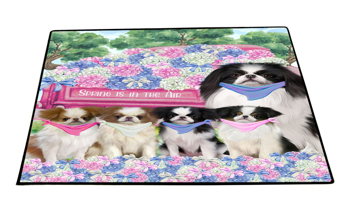 Japanese Chin Floor Mats and Doormat: Explore a Variety of Designs, Custom, Anti-Slip Welcome Mat for Outdoor and Indoor, Personalized Gift for Dog Lovers