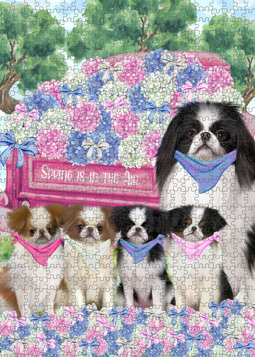 Japanese Chin Jigsaw Puzzle for Adult, Explore a Variety of Designs, Interlocking Puzzles Games, Custom and Personalized, Gift for Dog and Pet Lovers