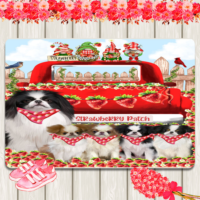 Japanese Chin Area Rug and Runner, Explore a Variety of Designs, Custom, Floor Carpet Rugs for Home, Indoor and Living Room, Personalized, Gift for Dog and Pet Lovers