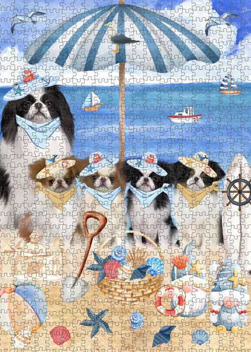 Japanese Chin Jigsaw Puzzle: Explore a Variety of Personalized Designs, Interlocking Puzzles Games for Adult, Custom, Dog Lover's Gifts