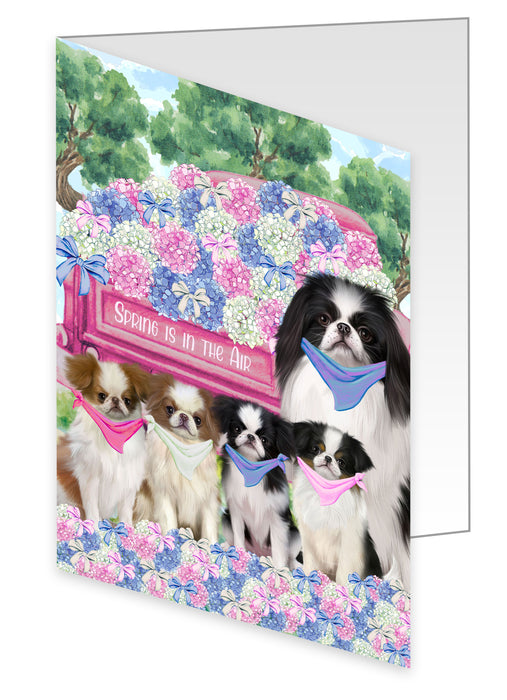 Japanese Chin Greeting Cards & Note Cards: Invitation Card with Envelopes Multi Pack, Personalized, Explore a Variety of Designs, Custom, Dog Gift for Pet Lovers