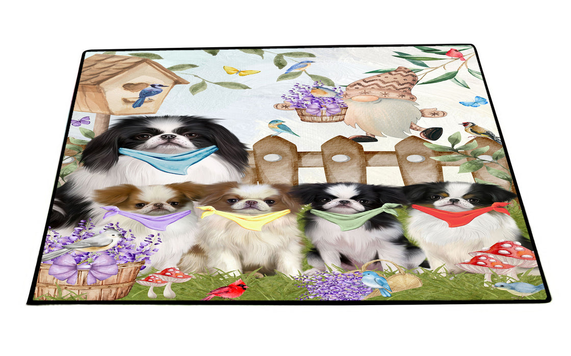 Japanese Chin Floor Mat: Explore a Variety of Designs, Custom, Personalized, Anti-Slip Door Mats for Indoor and Outdoor, Gift for Dog and Pet Lovers