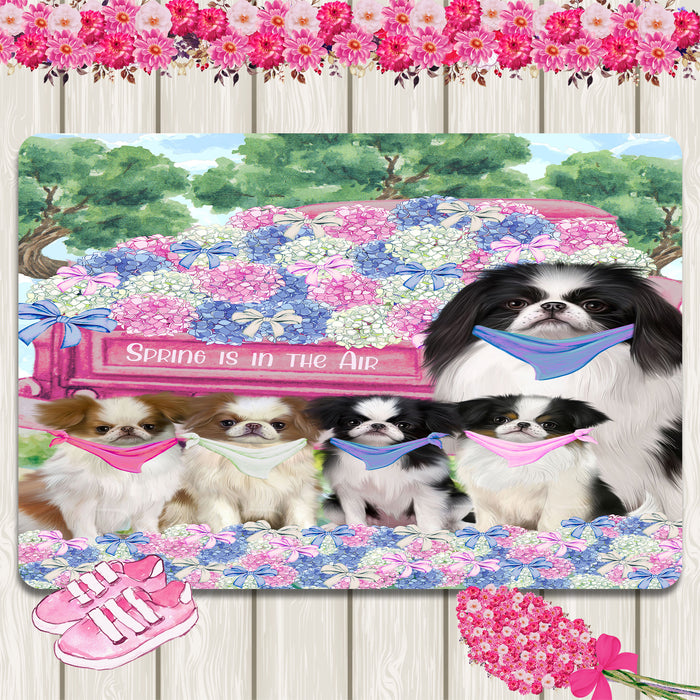 Japanese Chin Area Rug and Runner: Explore a Variety of Personalized Designs, Custom, Indoor Rugs Floor Carpet for Living Room and Home, Pet Gift for Dog Lovers