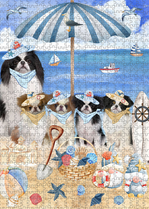 Japanese Chin Jigsaw Puzzle: Interlocking Puzzles Games for Adult, Explore a Variety of Custom Designs, Personalized, Pet and Dog Lovers Gift