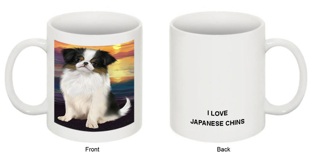 Sunset Japanese Chin Dog Coffee Mug MUG52558