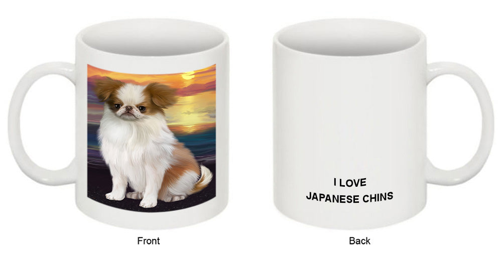 Sunset Japanese Chin Dog Coffee Mug MUG52560