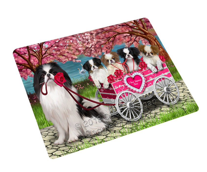 I Love Japanese Chin Dogs in a Cart Cutting Board C76974