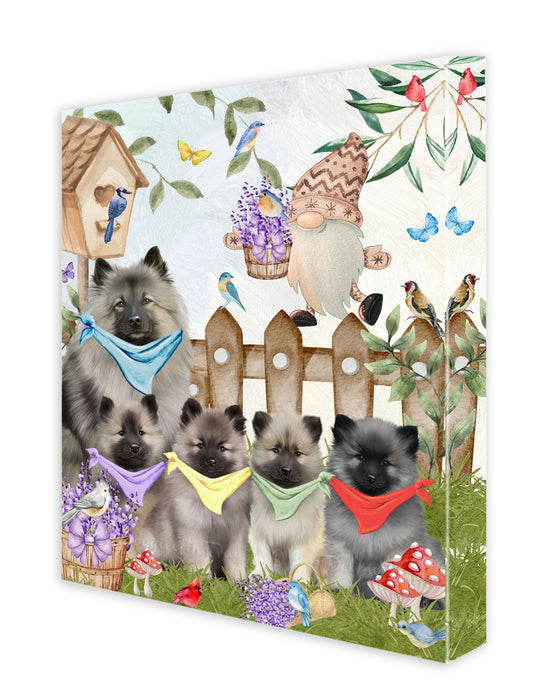 Keeshond Canvas: Explore a Variety of Custom Designs, Personalized, Digital Art Wall Painting, Ready to Hang Room Decor, Gift for Pet & Dog Lovers