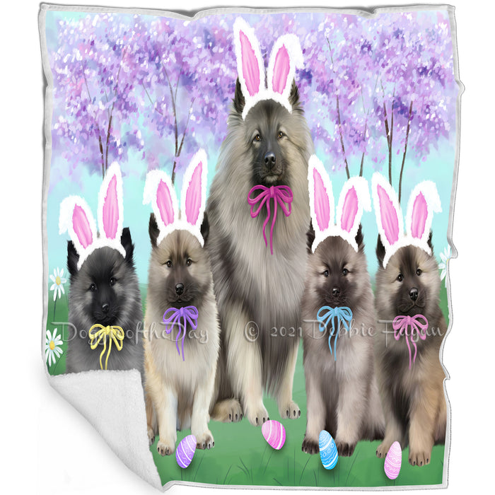 Easter Holiday Keeshonds Dog Blanket BLNKT131907