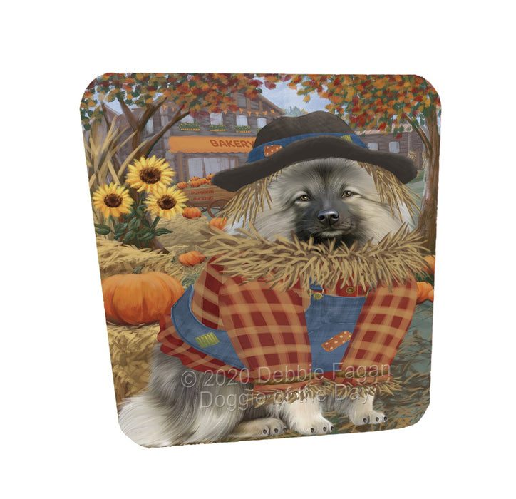 Halloween 'Round Town Keeshond Dogs Coasters Set of 4 CSTA57964