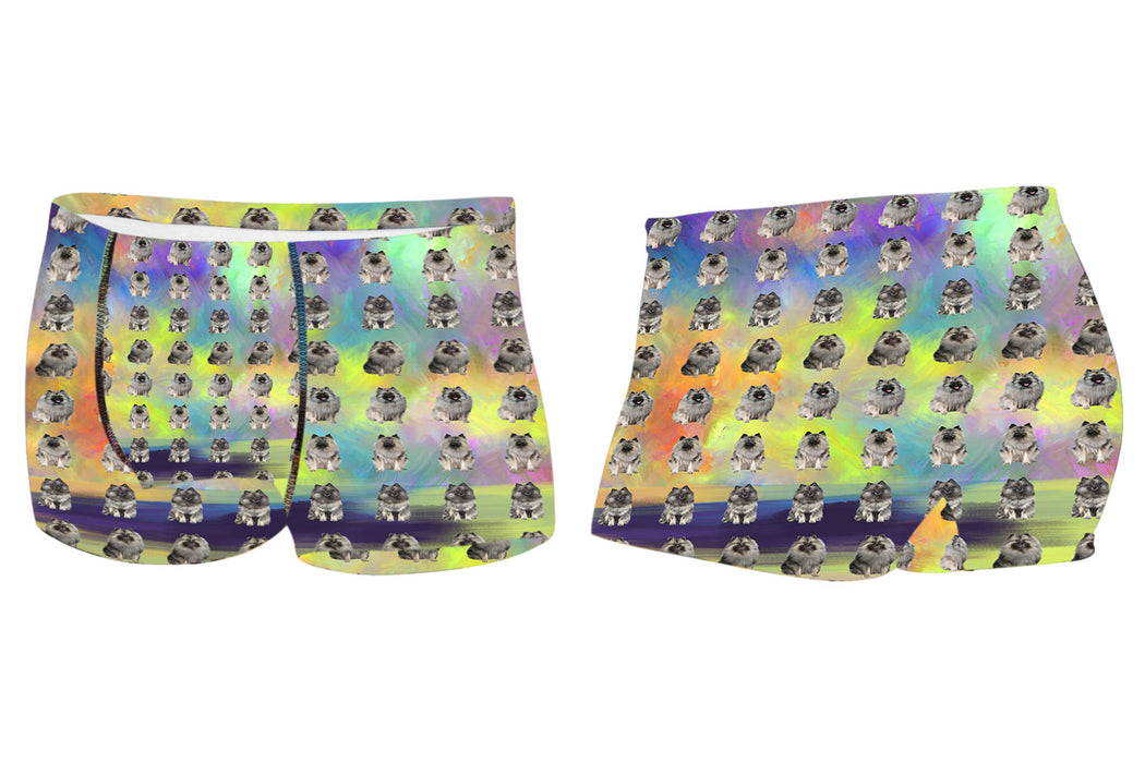 Paradise Wave Keeshond DogsMen's All Over Print Boxer Briefs