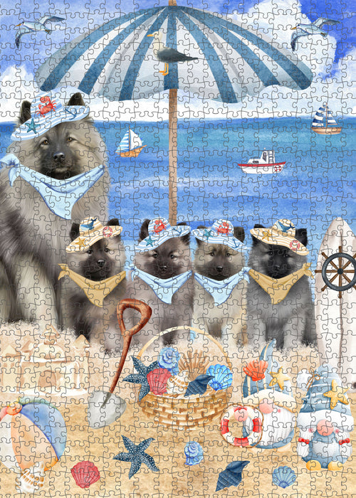 Keeshond Jigsaw Puzzle: Explore a Variety of Personalized Designs, Interlocking Puzzles Games for Adult, Custom, Dog Lover's Gifts