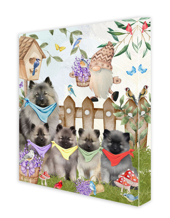 Keeshond Canvas: Explore a Variety of Personalized Designs, Custom, Digital Art Wall Painting, Ready to Hang Room Decor, Gift for Dog and Pet Lovers