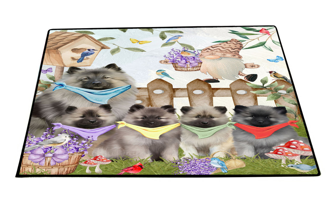 Keeshond Floor Mat: Explore a Variety of Designs, Custom, Personalized, Anti-Slip Door Mats for Indoor and Outdoor, Gift for Dog and Pet Lovers