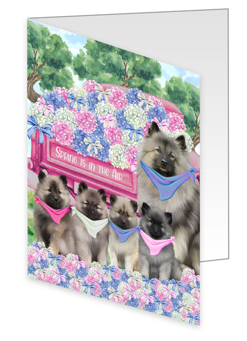 Keeshond Greeting Cards & Note Cards, Explore a Variety of Custom Designs, Personalized, Invitation Card with Envelopes, Gift for Dog and Pet Lovers