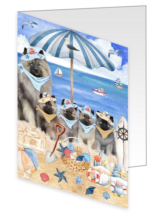 Keeshond Greeting Cards & Note Cards: Explore a Variety of Designs, Custom, Personalized, Halloween Invitation Card with Envelopes, Gifts for Dog Lovers