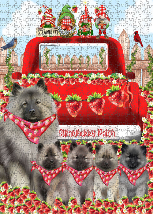 Keeshond Jigsaw Puzzle: Interlocking Puzzles Games for Adult, Explore a Variety of Custom Designs, Personalized, Pet and Dog Lovers Gift