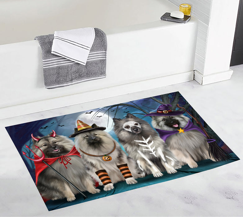 Halloween Trick or Teat Irish Red Setter Dogs Bath Mat