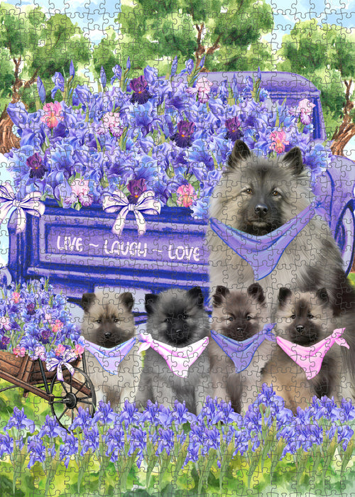 Keeshond Jigsaw Puzzle: Explore a Variety of Designs, Interlocking Halloween Puzzles for Adult, Custom, Personalized, Pet Gift for Dog Lovers