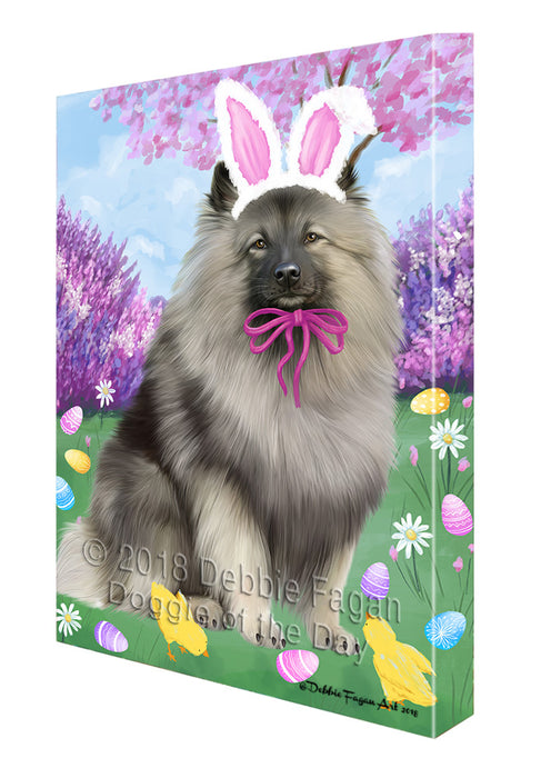 Easter Holiday Keeshond Dog Canvas Print Wall Art Décor CVS134702