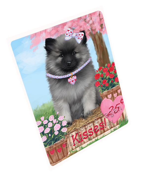 Rosie 25 Cent Kisses Keeshond Dog Magnet MAG72999 (Small 5.5" x 4.25")