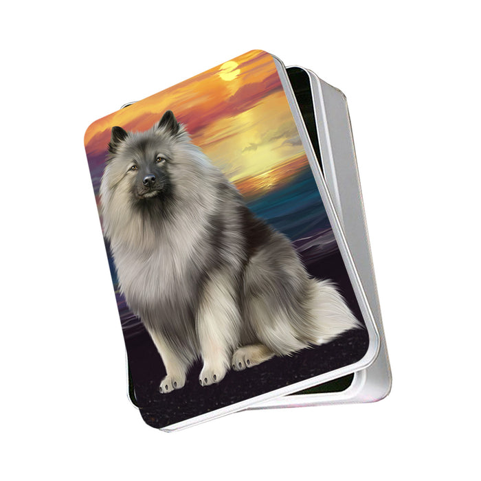 Keeshond Dog Photo Storage Tin PITN52787