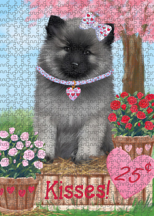 Rosie 25 Cent Kisses Keeshond Dog Puzzle with Photo Tin PUZL92020